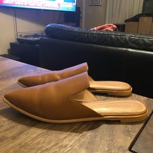 Madewell Gemma Flat, Size 8 in English Saddle